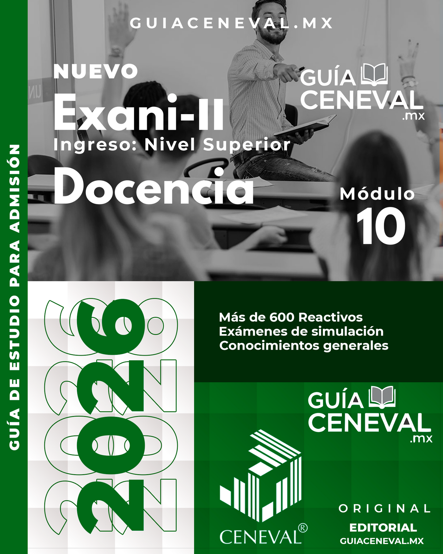 Guía EXANI-II Docencia 2026 - Ingreso a Normal Superior y Pedagogía