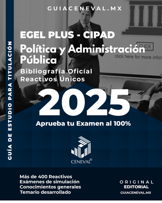 Guía Ceneval Egel Plus Ciencia Política y Administración Pública