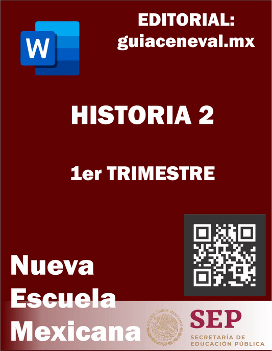 PLANEACIÓN HISTORIA 2 PRIMER TRIMESTRE - Guía Ceneval Resuelta 2021 Acredita al 100%